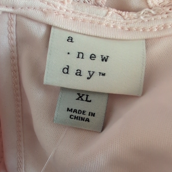 a new day Women's Floral Lace/Embroidered Layered Midi Dress NWT XL M313 - Picture 6 of 8